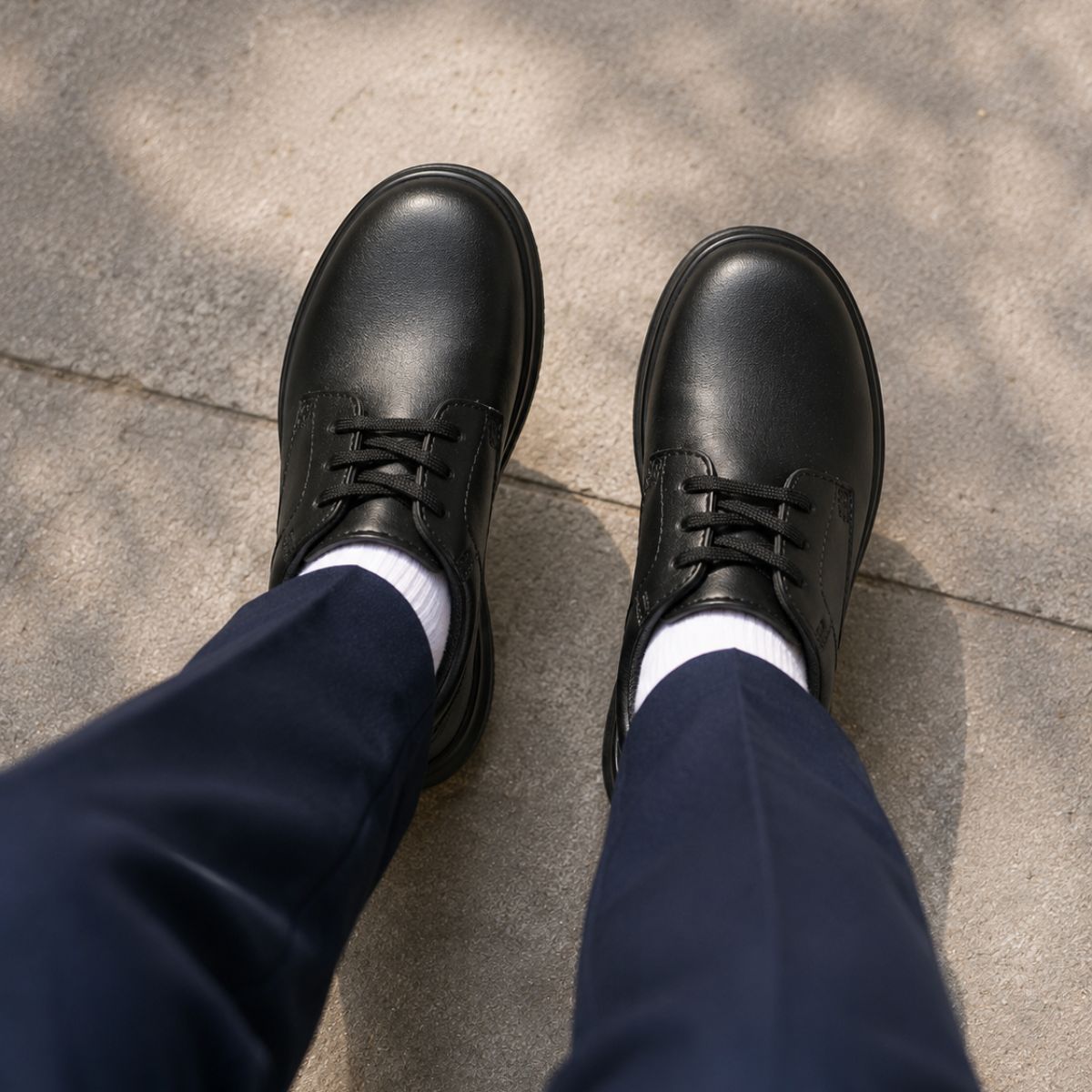 Zapato Escolar Negro de Piel Flexi 402111 Ligero Tallas 17 al 21 MX