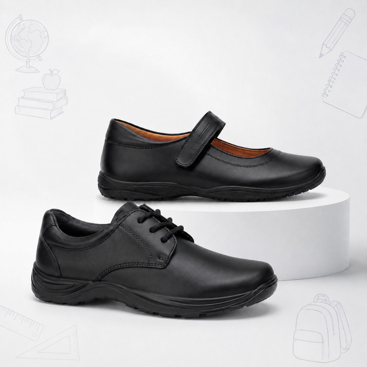 Zapato escolar negro