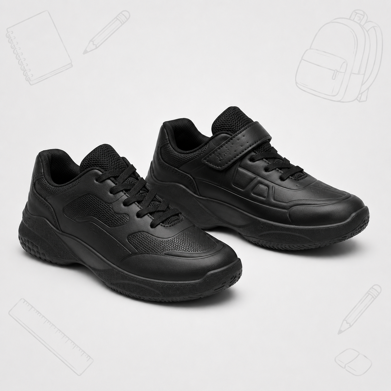 Tenis escolar negro