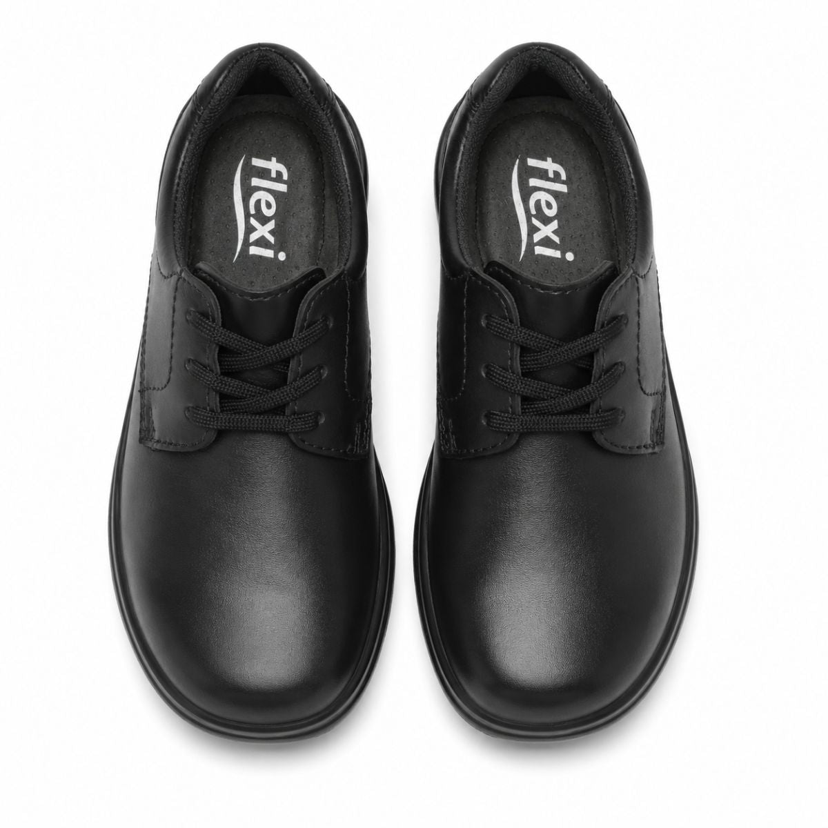 Zapato Escolar Negro de Piel Flexi 402111 Ligero Tallas 17 al 21 MX