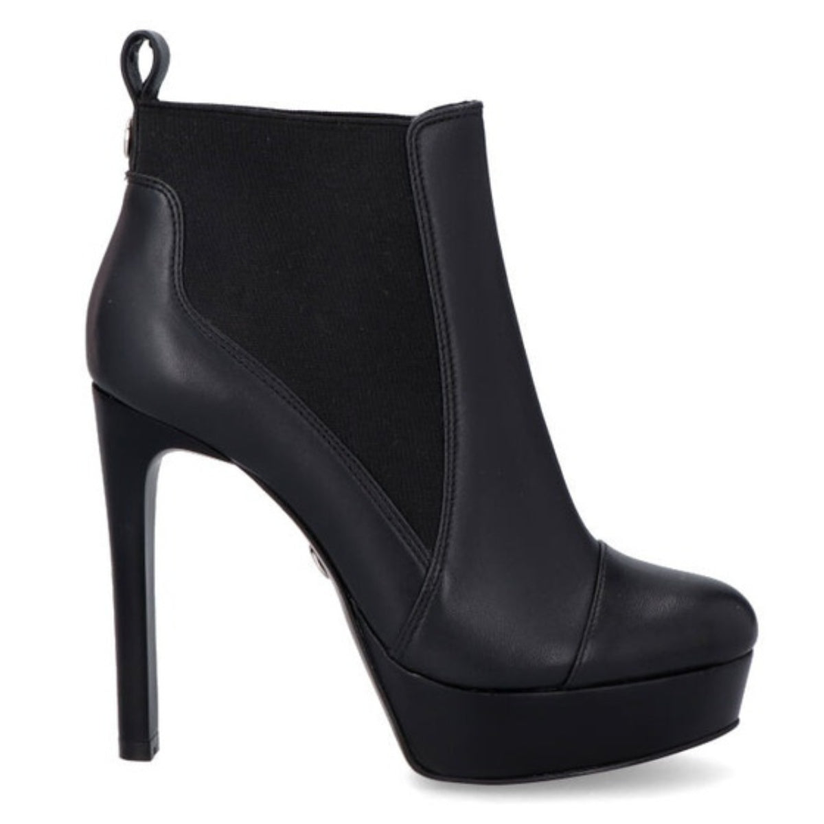 Kalinga Ashok Botas De Tacón Ancho Tacón Bajo Botines Negro Mujer